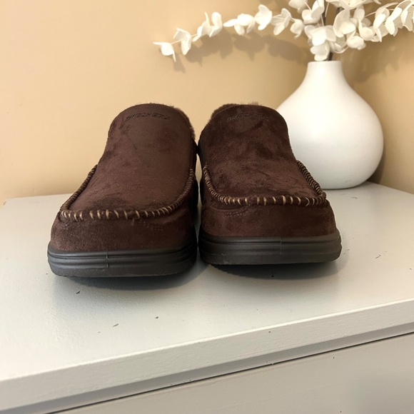 New! SKECHERS SLIP-INS Relaxed Fit MURETTE - SCOFIELD Comfort Shoe Brown Size 9 - Picture 6 of 14